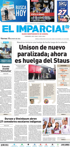 Cover of El Imparcial