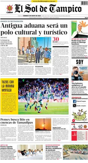 Cover of El Sol de Tampico