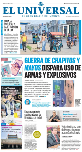 Cover of El Universal