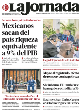 Cover of La Jornada