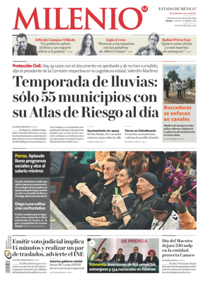 Cover of Milenio Edo de Mexico