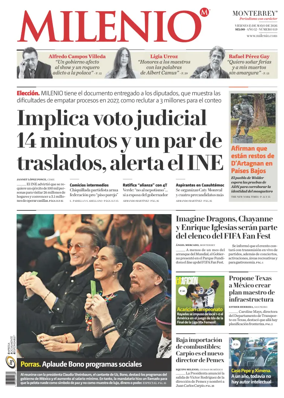 Cover of Milenio Monterrey
