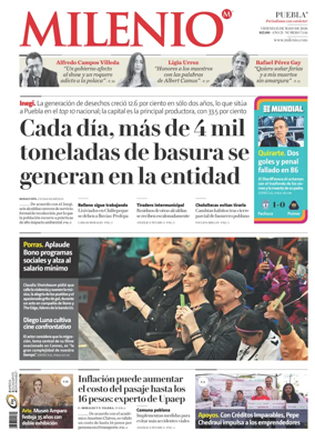 Cover of Milenio Puebla