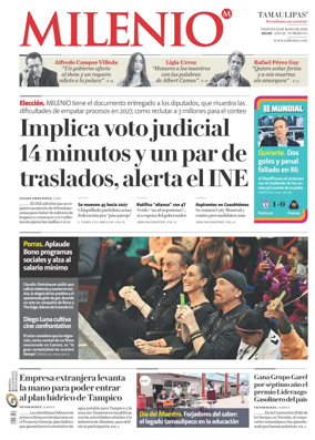 Cover of Milenio Tamaulipas
