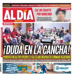 Cover of Periodico Al Dia (Irapuato)