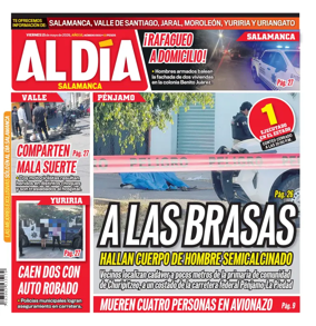 Cover of Periodico Al Dia (Salamanca)