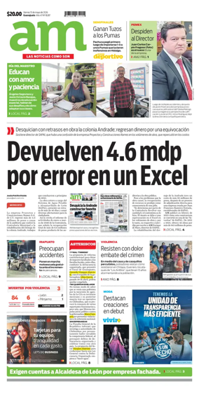 Cover of Periodico AM (Leon)