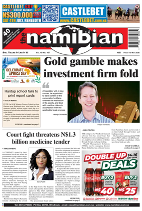 Cover of The Namibian