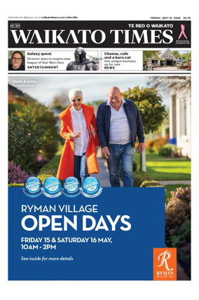 Cover of Waikato Times