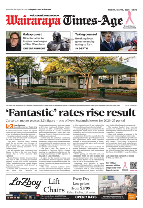 Cover of Wairarapa Times-Age (NZ)