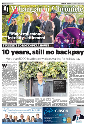Cover of Whanganui Chronicle