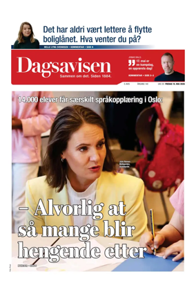 Cover of Dagsavisen
