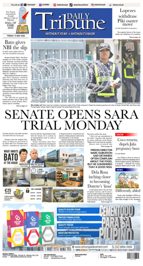 Cover of Daily Tribune (Philippines)