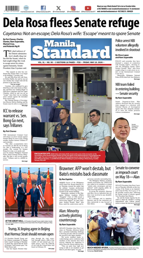 Cover of Manila Standard