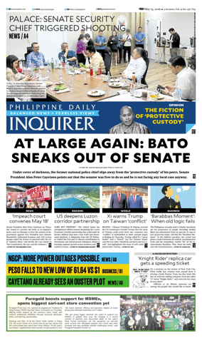 Cover of Philippine Daily Inquirer