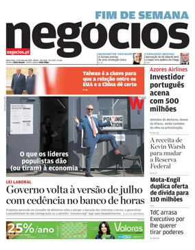 Cover of Jornal de Negocios