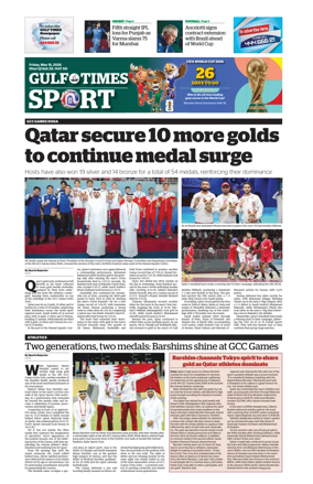 Cover of Gulf Times Sport