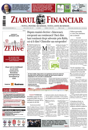 Cover of Ziarul Financiar