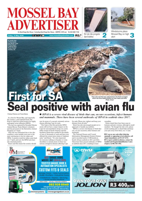 Cover of Mossel Bay Advertiser