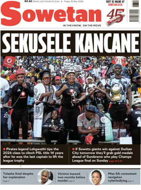 Cover of Sowetan