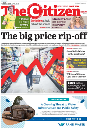 Cover of The Citizen (Gauteng)