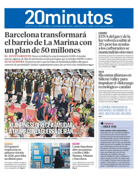 Cover of 20 Minutos Barcelona