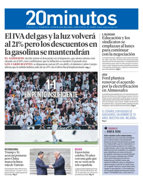 Cover of 20 Minutos Valencia