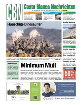 Cover of Costa Blanca Nachrichten
