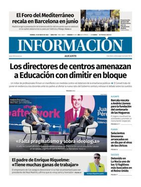 Cover of Diario Informacion