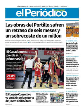 Cover of El Periodico Aragon