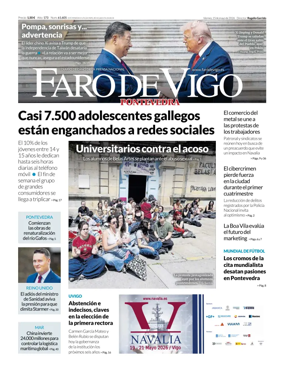 Cover of Faro de Vigo (Pontevedra)