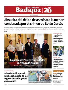 Cover of La Cronica de Badajoz BE
