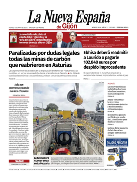 Cover of La Nueva Espana (Gijon)