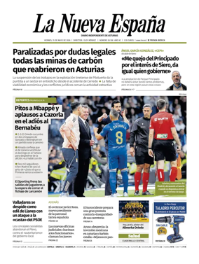 Cover of La Nueva Espana (Occidente)