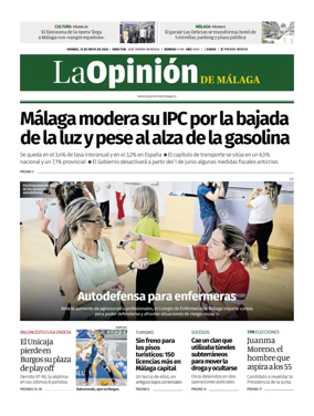 Cover of La Opinion de Malaga
