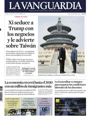 Cover of La Vanguardia (1st Edition)