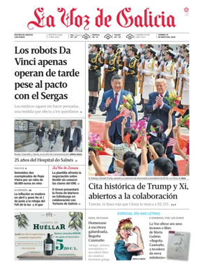 Cover of La Voz de Galicia (Arousa)
