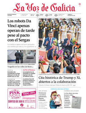 Cover of La Voz de Galicia (Barbanza)