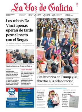 Cover of La Voz de Galicia (Carballo)