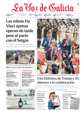 Cover of La Voz de Galicia (Monforte)