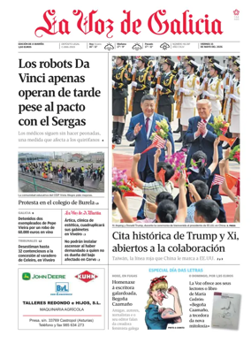 Cover of La Voz de Galicia (Viveiro)