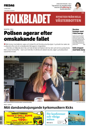 Cover of Folkbladet Vasterbotten