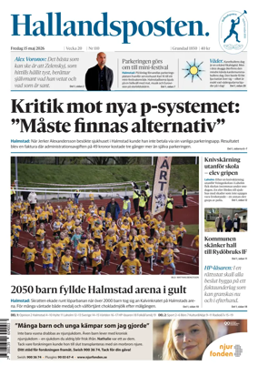 Cover of Hallandsposten