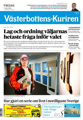 Cover of Vasterbottens-Kuriren