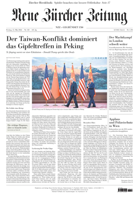 Cover of Neue Zurcher Zeitung