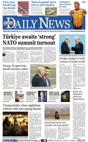 Cover of Hurriyet Daily News & Economic Review