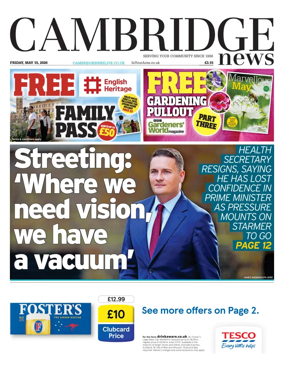 Cover of Cambridge News