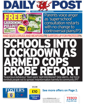 Cover of Daily Post (North Wales)
