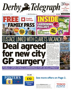 Cover of Derby Telegraph