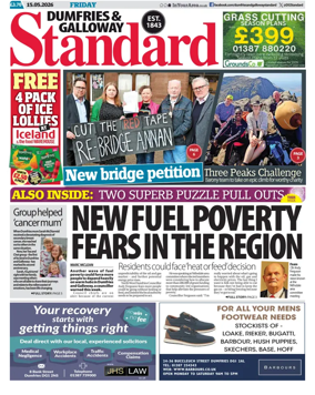 Cover of Dumfries & Galloway Standard